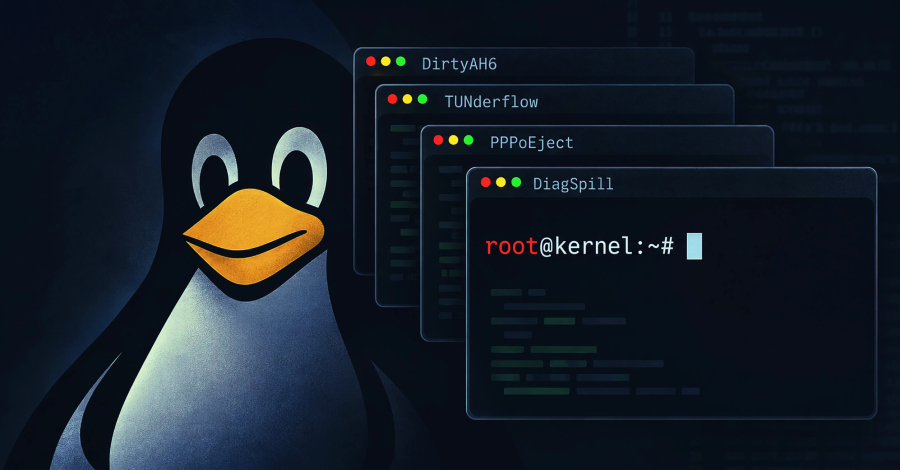 tabla de las cuatro fallas de escalada de privilegios en el kernel de Linux